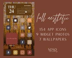 Fall Aesthetic 154 Ios App Icons Iphone
