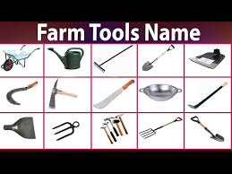 Farm Tools Name Meaning And Equipment