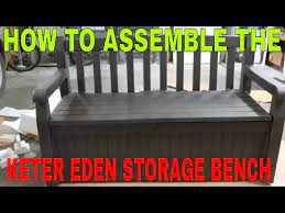 Keter Eden All Weather Storage Bench