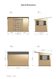 14x8 Shed Plans Diy Lean To She Shed
