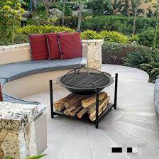 Wood Burning Fireplace Barbecue Grill