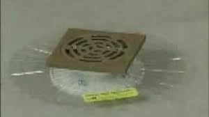 Clamping Ring Drain In A Tile Shower