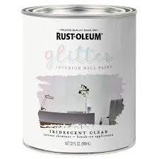 Iridescent Clear Glitter Interior Paint