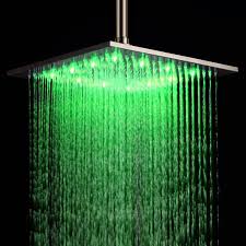 Rain Shower Head In Brushed Nickel