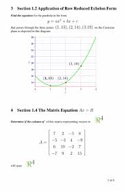 Of Row Reduced Echelon Form