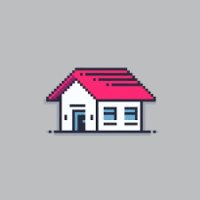 Pixel Art Ilration Home Pixelated