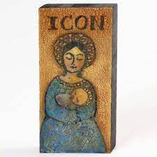 Led Icon On Wood