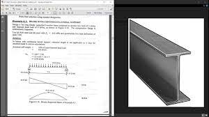 steel beam design example part 4