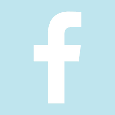 Facebook App Icon Sky Blue Design