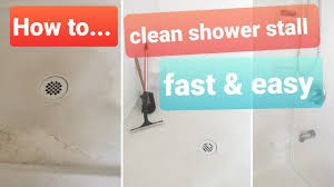 How To Clean Shower Stall In 10 Minutes
