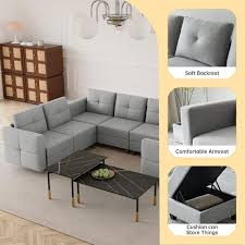 Gojane 103 5 In W U Shaped Sofa Square