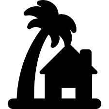 Beach House Free Buildings Icons
