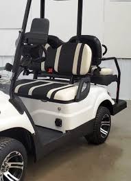 Icon 4 Seater Golf Cart Black And White