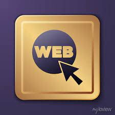 Purple Web And Graphic Design Icon