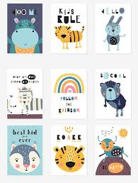 Nursery Art Animals Animal Posters