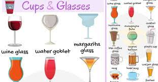 Glassware List Of Cups And Glasses