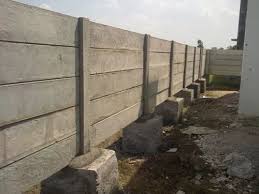 Concrete Paver Block Compound Wall