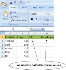 Microsoft Excel 2007 Excel Formulas