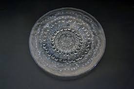 Vintage Serving Plates In Pressed Glass