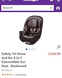 1 Convertible Car Seat For In