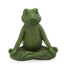 Buddha Groove Meditating Frog Garden