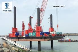 monohull jack up barges for charter
