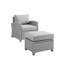 Crosley Furniture Bradenton Gray Wicker