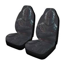 Black Knight Car Seat Covers Set Of 2