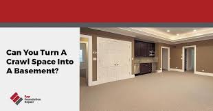 Can You Turn A Crawl Space Into A Basement