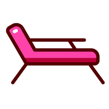 Deck Chair Generic Outline Color Icon