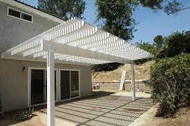 Wood Lattice Patio Cover And Wood