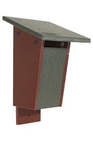 Poly Sparrow Resistant Blue Bird House