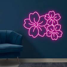 Handmade Cherry Blossom Led Neon Sign