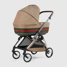 Gucci Bassinet Stroller Combo In Beige