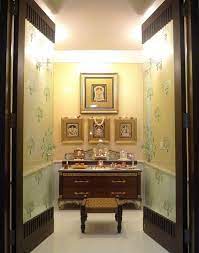 Puja Room Door Designs With Glass