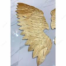 Golden Angel Wings Iron Wall Art Size