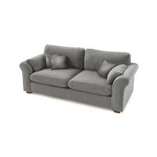 Icon 3 Seater Sofa Light Grey By Slf24