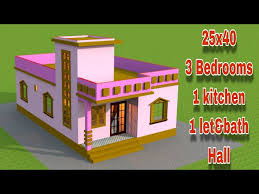 House Plan 1000sqft 3 Bhk House Plan