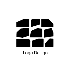 Brick Stone Wall Vector Logo Design