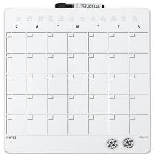 Quartet Magnetic Dry Erase Calendar