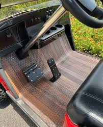 Custom Golf Cart Floor Mats Wood