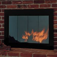 Slimline Fireplace Glass Door