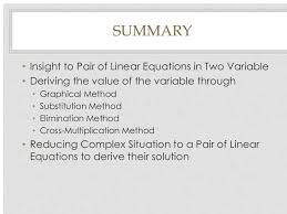 Presentation On Linear Equations 1