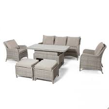 Cotswold 3 Seat Sofa Rattan Dining Set