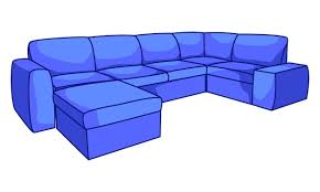 Cartoon Vector Ilration Of A Sofa