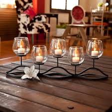 Danya B Wavy Black Iron Multiple Candle