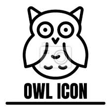 Owl Bird Icon Outline Owl Bird Vector