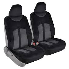 Waterproof Velvet Car Seat Cover Black