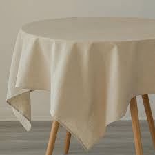 Pure Linen Washable Tablecloth Qi003989