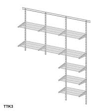 Wall Mount Wire Shelving Wall Mounted